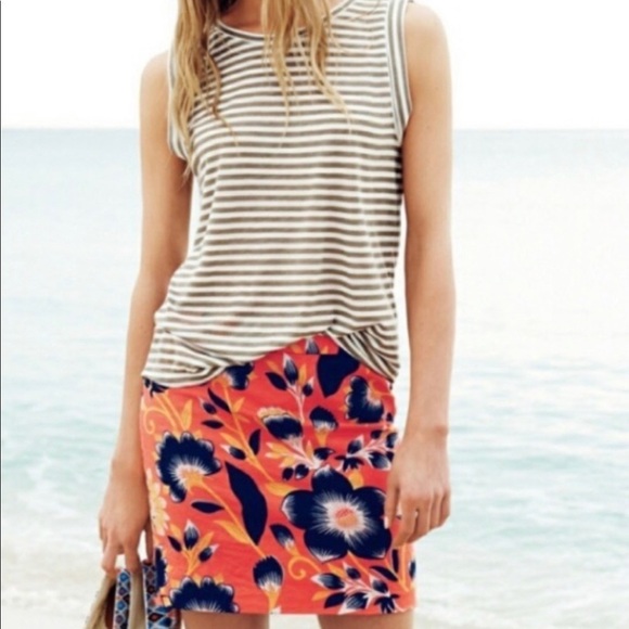 J.Crew linen/cotton skirt - Picture 2 of 4